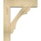Ekena Millwork Olympic Block Rough Sawn Bracket w/ Offset Brace, Douglas Fir, 6"W x 20"D x 24"H BKT0604X20X24OLY05RDF - alternate 2